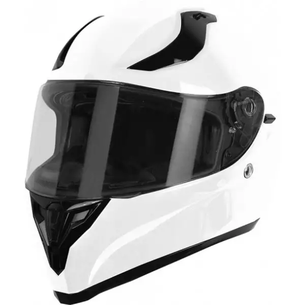 Origine Strada Solid Gloss White full face helmet