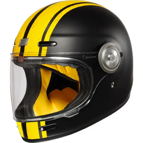 Origine Vega Custom full face helmet yellow Matt Black