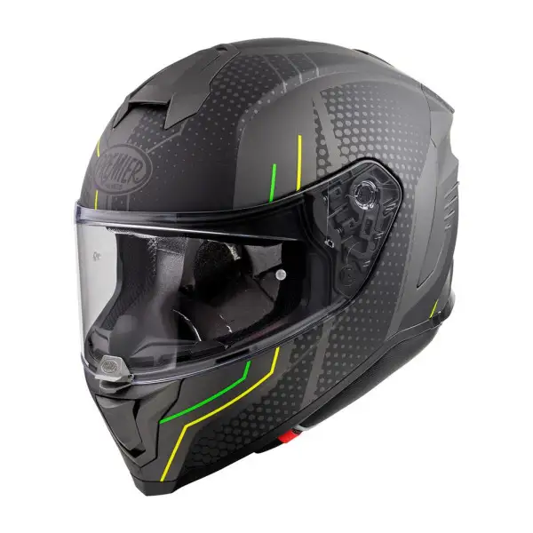 Premier HYPER BP6 BM fiber full face helmet matt black grey