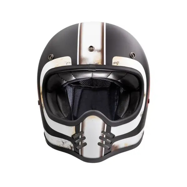 Premier MX DO92 OS BM full face helmet black red white