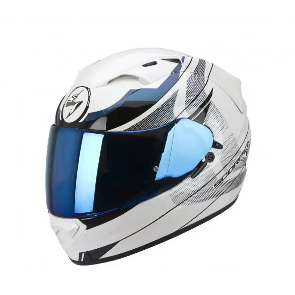 Casco integrale Scorpion Exo 1200 Air Fulmen Bianco Camaleonte N