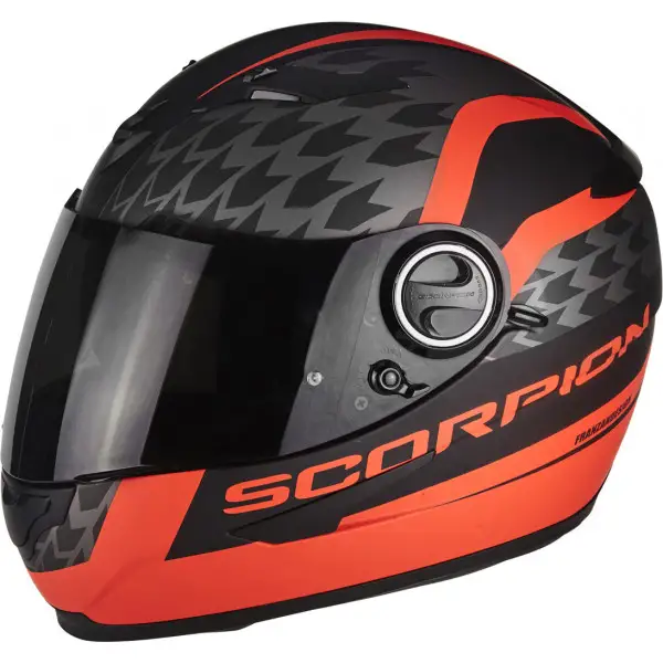Scorpion EXO 490 GENESI full face helmet matt Black Neon Red