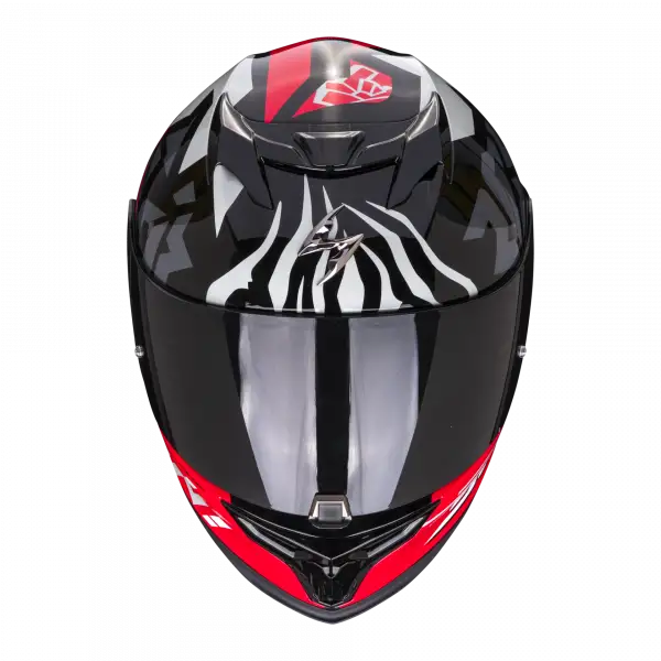 Full-face helmet Scorpion EXO 520 EVO AIR ROK BAGOROS Black Red