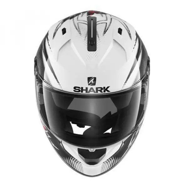 Shark full face helmet Ridill Finks white black red