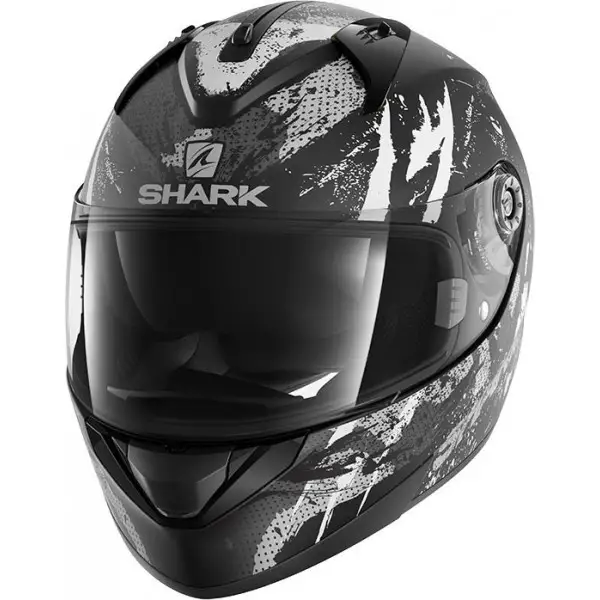 Shark RIDILL THREEZY Full Face helmet Matt Black White Anthracite