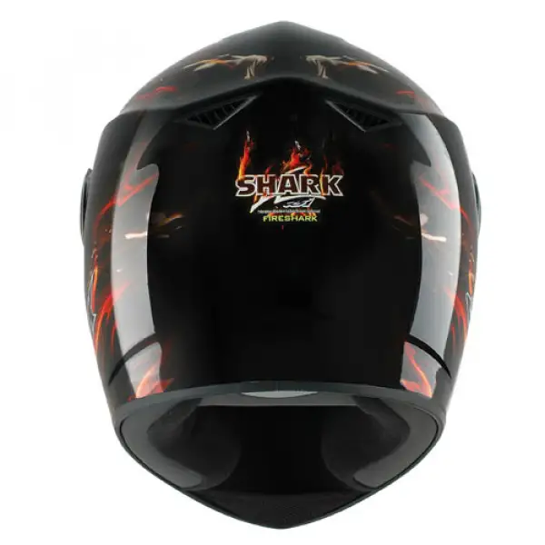 Shark full-face fiber helmet RSI Fireshark Pinlock Black Orange Red