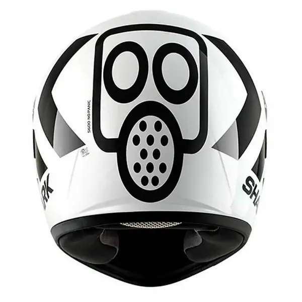 Motorcycle Helmet Integral S600 PINLOCK NO PANIC White Black