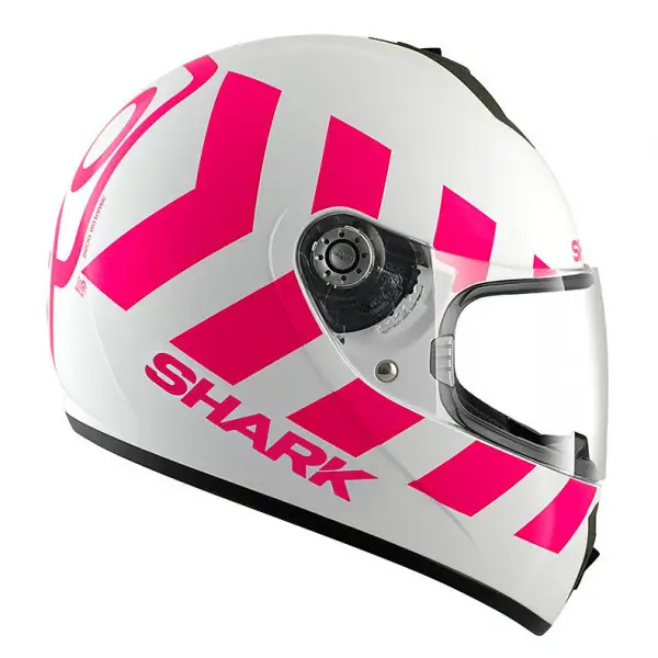 Motorcycle Helmet Integral S600 PINLOCK NO PANIC White Pink Opaq