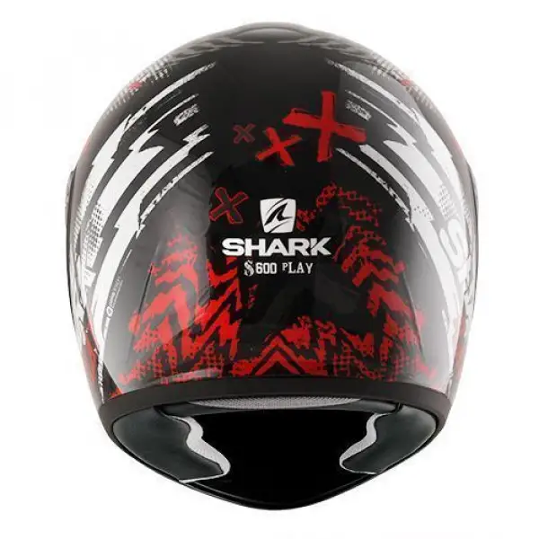 Casco integrale Shark S600 Play nero rosso antracite