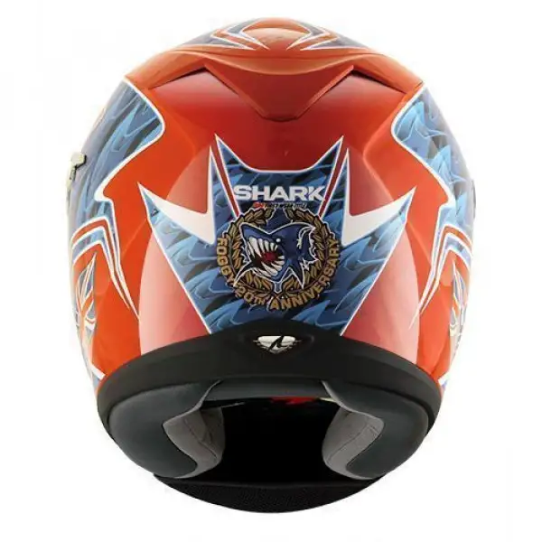 Casco integrale Shark S700-S Replica Foggy 20th Anniversary rosso blu antracite