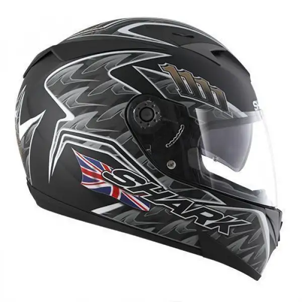 Casco integrale Shark S700-S Replica Foggy Mat 20th Anniversary nero blu argento