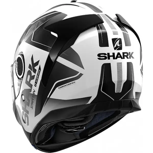 Shark Spartan 1.2 Karken fiber full face helmet white black