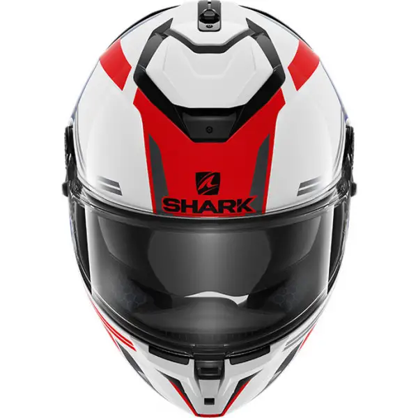 Shark SPARTAN GT TRACKER full face helmet fiber White Blue Black Red