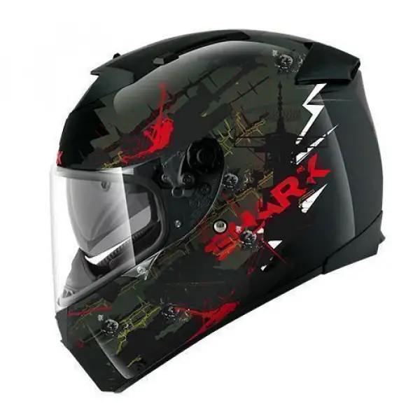 Casco integrale Shark Speed-R Series2 Charger nero bianco rosso