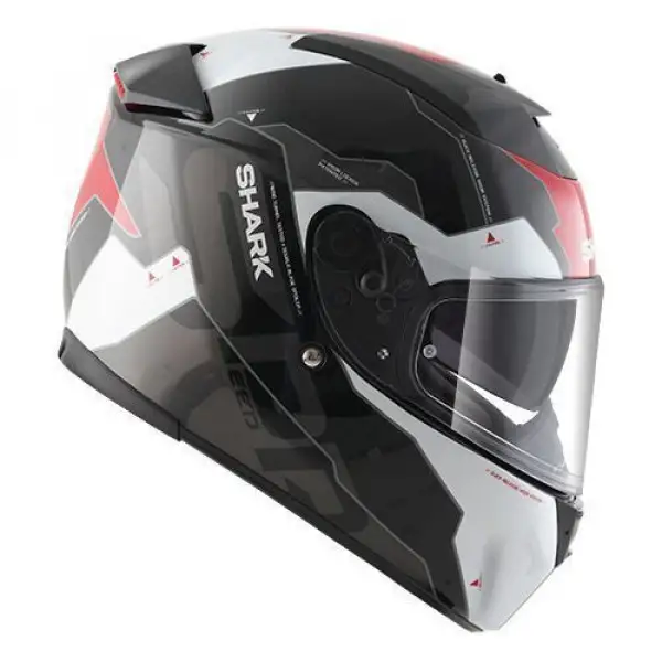 Casco integrale Shark Speed-R Series2 Sauer II nero rosso bianco