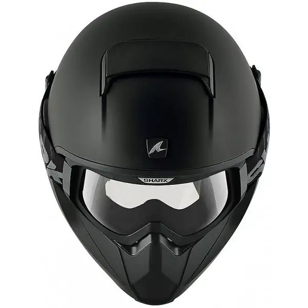 Integral Motorcycle Helmet Shark VANCORE With Goggles Matte Blac