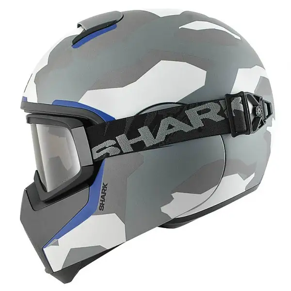 Integral Motorcycle Helmet Shark VANCORE WIPEOUT Matt Anthracite