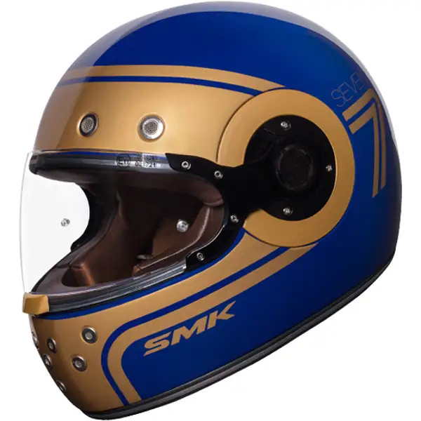 SMK Eldorado SEVEN full face helmet Blue Gold