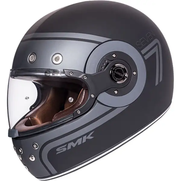 SMK Eldorado SEVEN full face helmet Matt Black Grey