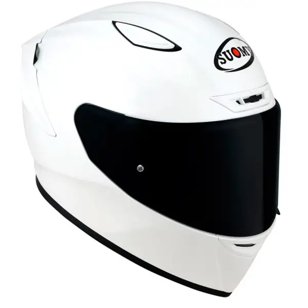 Suomy Track-1 PLAIN E06 Full Face Helmet White Fiber