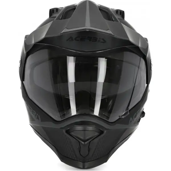 Acerbis REACTIVE GRAFFIX full face touring helmet in matt Black Gray fiber