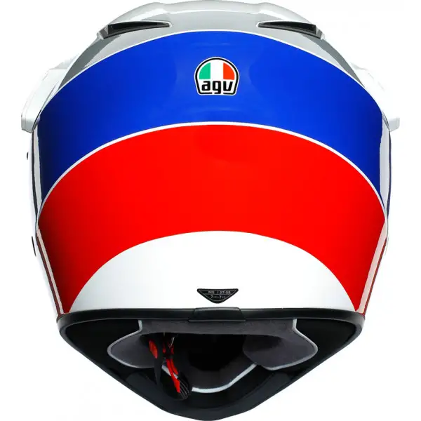 AGV AX9 MPLK MULTI full face helmet ATLANTE WHITE BLUE RED