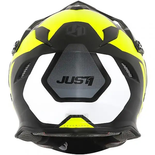 Just1 J34 Pro Tour cross helmet Fluo Yellow Black Matt