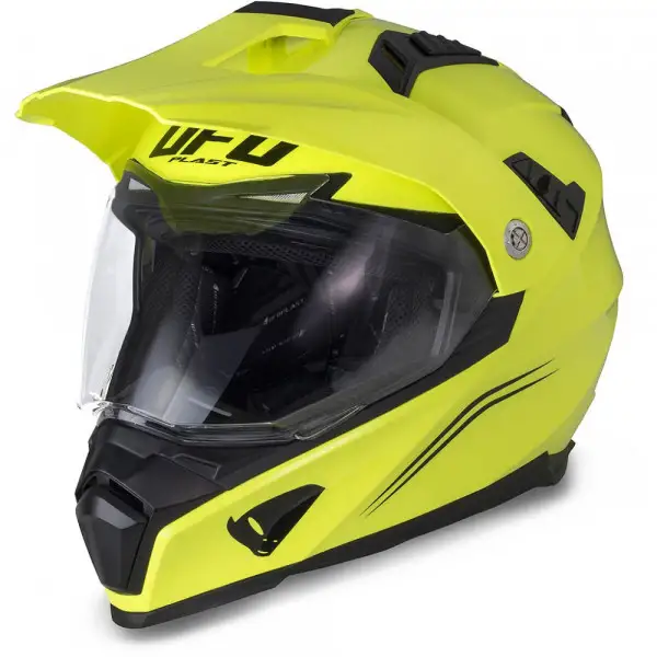 UFO Aries Enduro Adventure cross helmet fluo Yellow