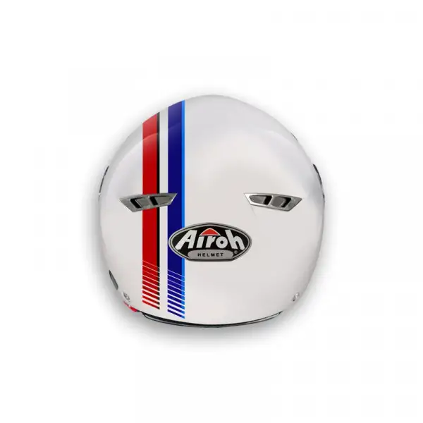 Airoh City One Style Blue red white gloss jet helmet
