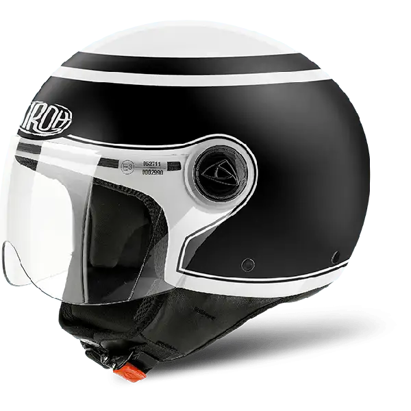 Airoh Compact Pro Long visor in the box Beeze jet helmet black matt