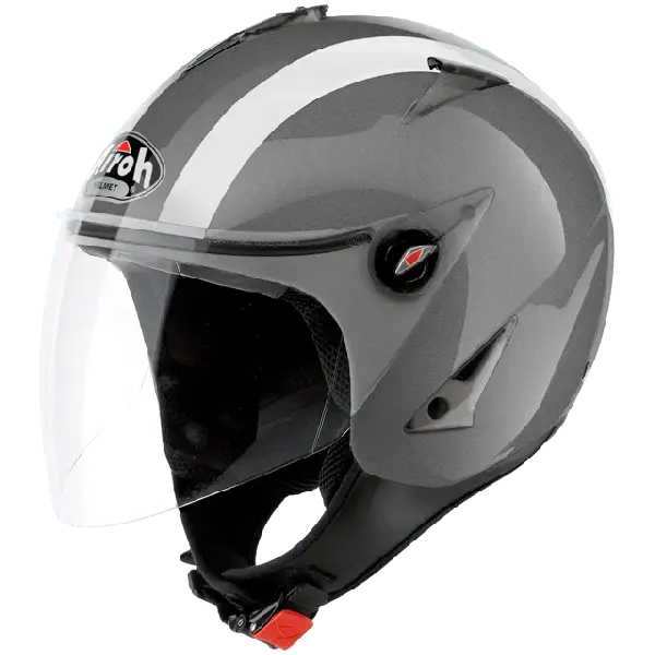 Airoh JT Bicolor jet helmet anthracite gloss