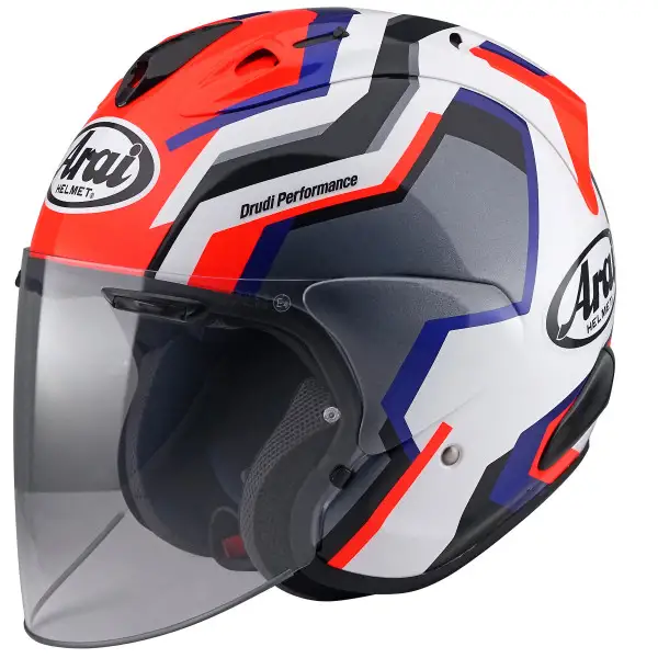 Arai SZ-R VAS RSW fiber Jet Helmet White Red Blue