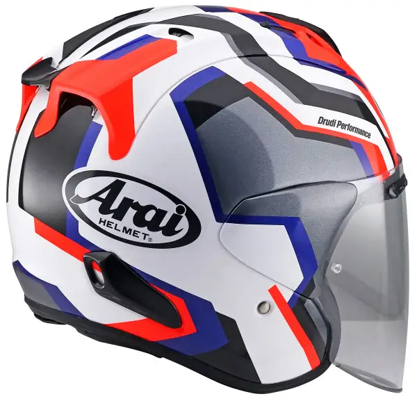 Arai SZ-R VAS RSW fiber Jet Helmet White Red Blue