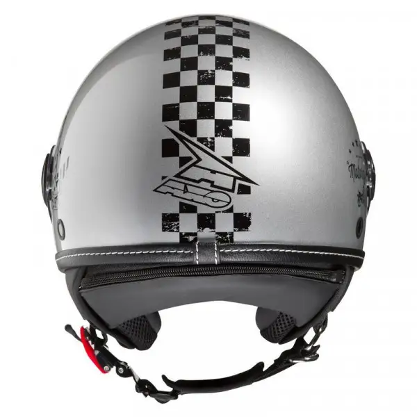 Axo Subway Top jet helmet Silver