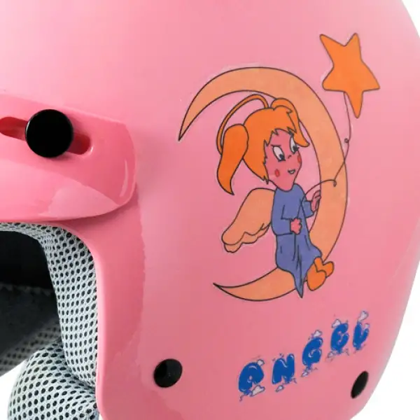 CGM 204S AngelDevil kid jet helmet Pink