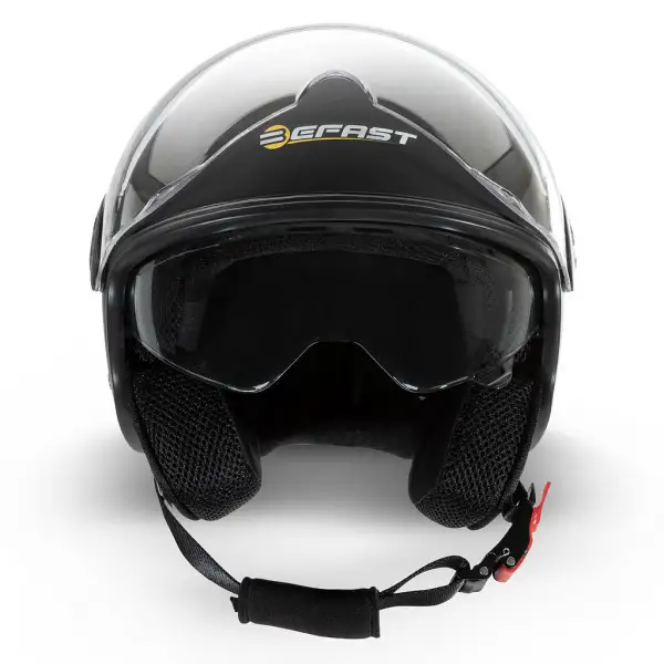 BEFAST RAPID III jet helmet double visor Matt Black