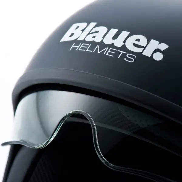 Casco Jet Blauer Pilot 1.1 monocromatico nero scuro