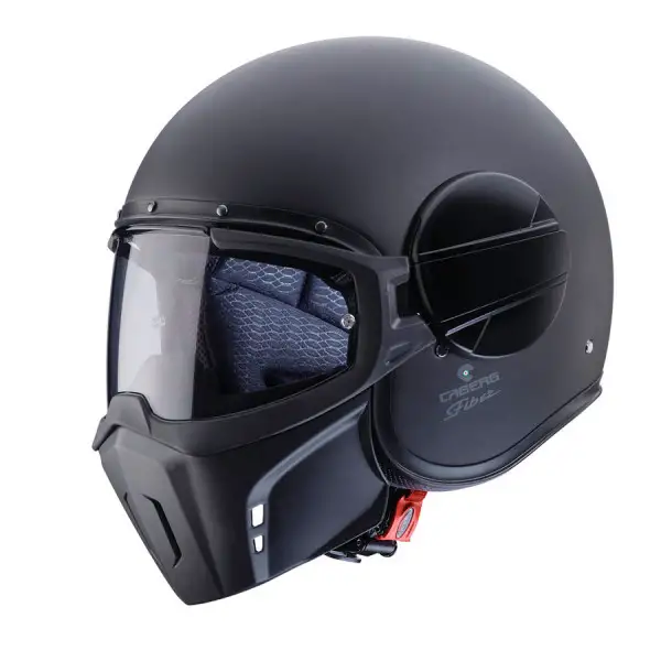 Caberg Ghost jet helmet with removable mask matt black