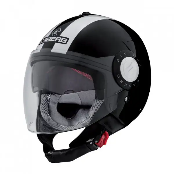 Casco jet Caberg Riviera V3 Legend Nero Bianco