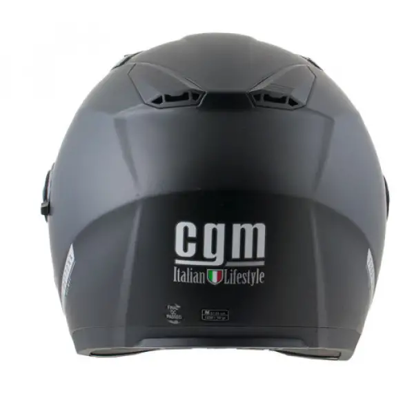 CGM 130A Daytona jet helmet rubber Black