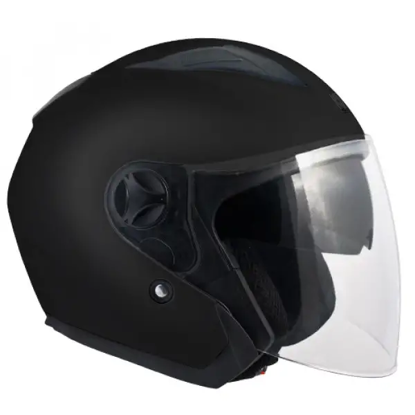 Jet helmet CGM 130A Oslo Black rubberized