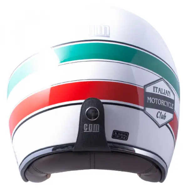 CGM 133I Italia jet helmet Green White Red