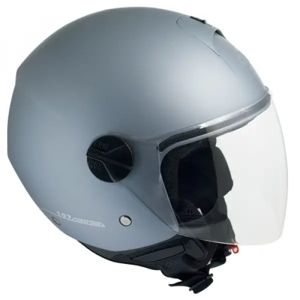 CGM Florence 107A jet Helmet Grey Rubberized