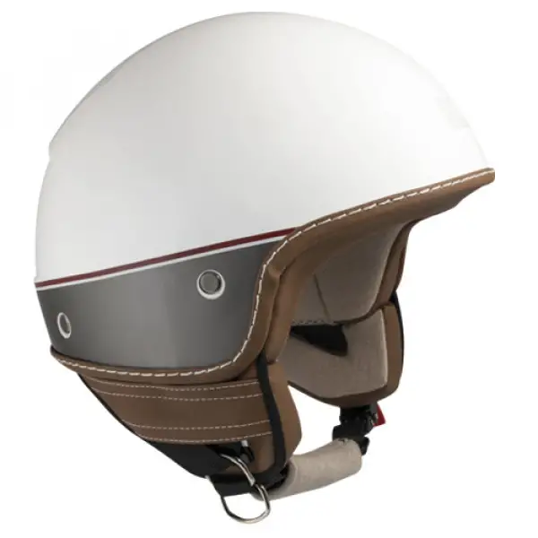 CGM Nairobi 104G Jet Helmet Metal White