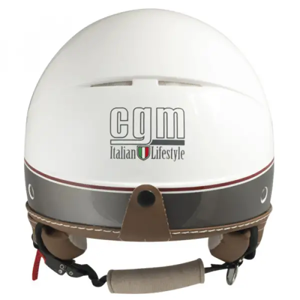CGM Nairobi 104G Jet Helmet Metal White