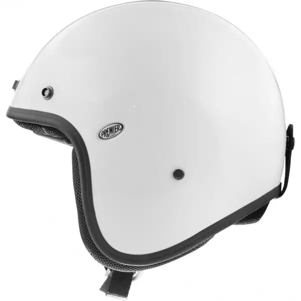 Jet Custom Premier CLASSIC U8 Fiber Helmet White