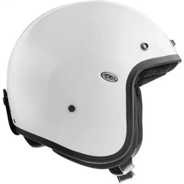 Jet Custom Premier CLASSIC U8 Fiber Helmet White