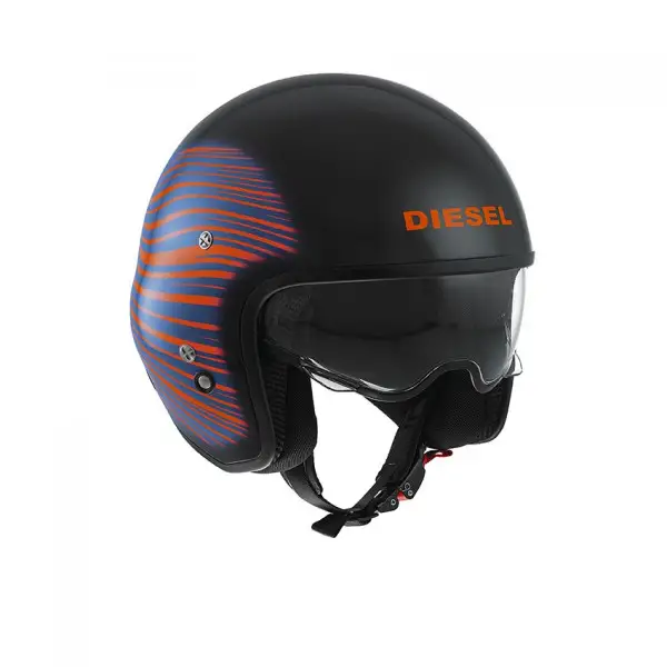 Casco jet Diesel by Agv Hi-Jack Multi HJ1 nero rosso blu