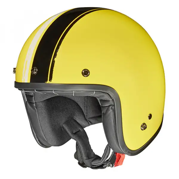 Givi 20.7 Oldster fiber jet helmet Black Yellow