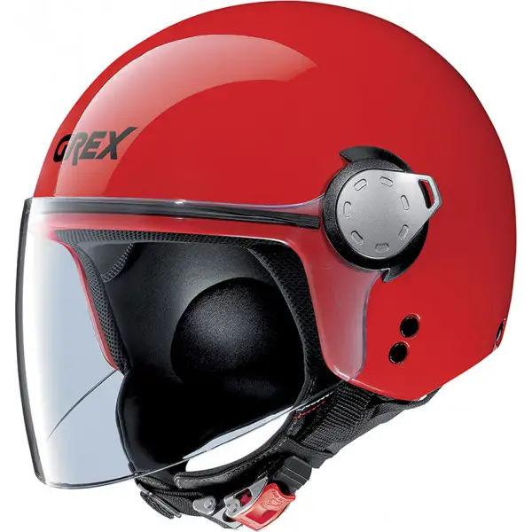 Grex G3.1 E KINETIC jet helmet corsa Red